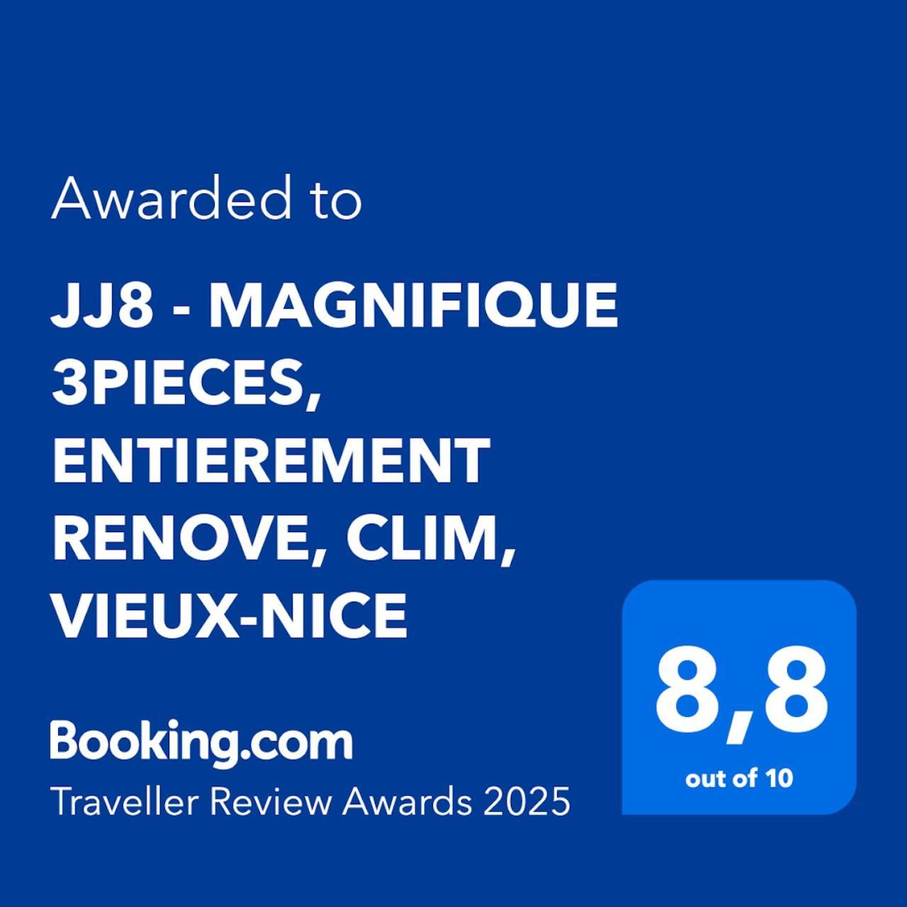 Jj8 - Magnifique 3pieces, Entierement Renove, Clim, Vieux-nice Apartment Nizza